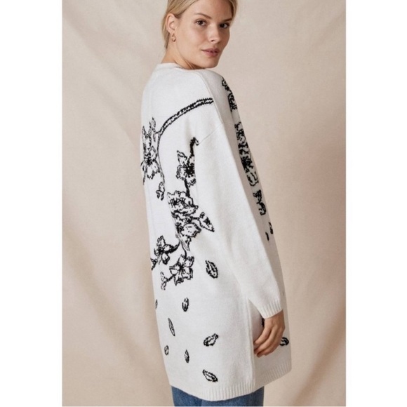 Anthropologie Nadia Floral Cardigan size M - Picture 5 of 5